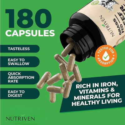 Grass Fed Beef liver supplement