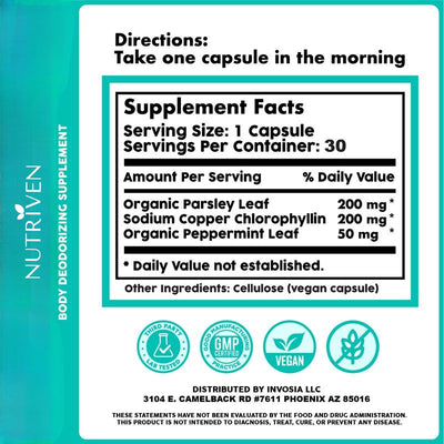Full Body Deodorant Supplement